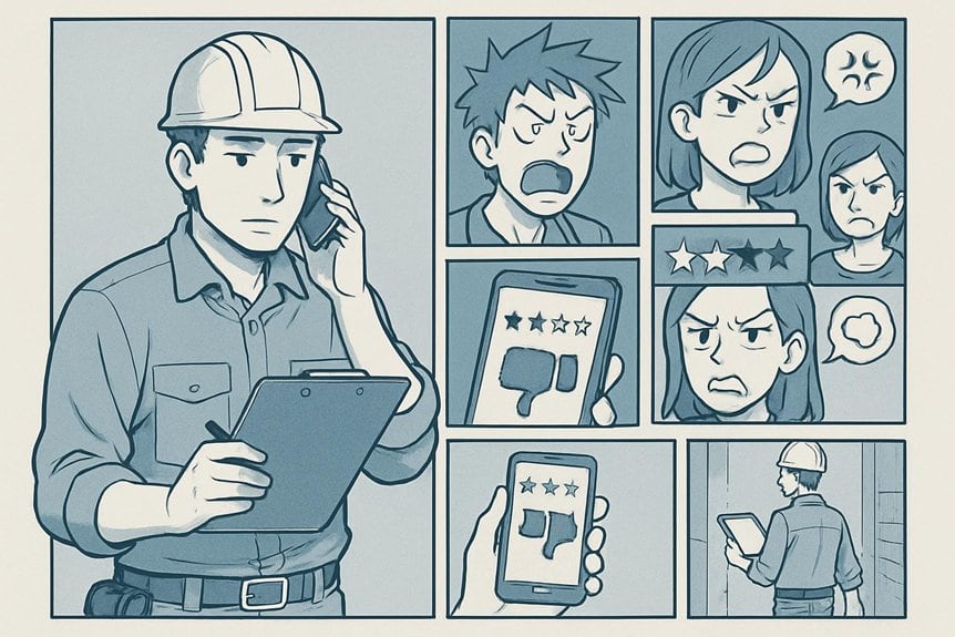 address contractor negative reviews