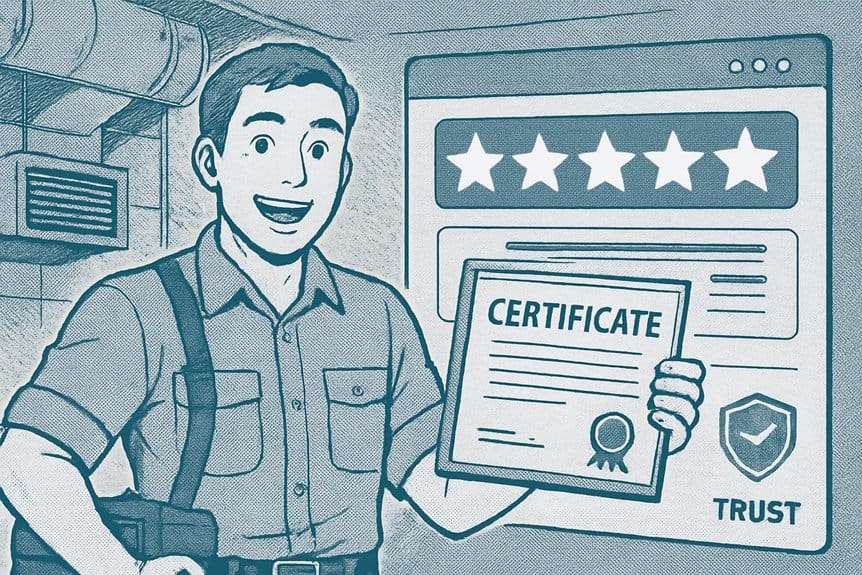 certifications trust badges reviews