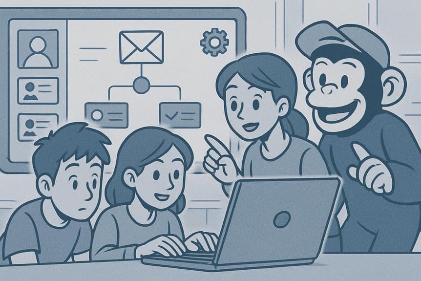 simple automated email crm